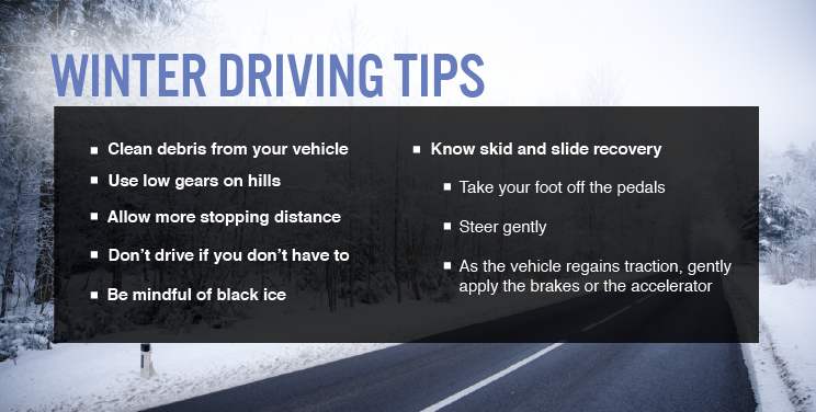 Winter driving tips